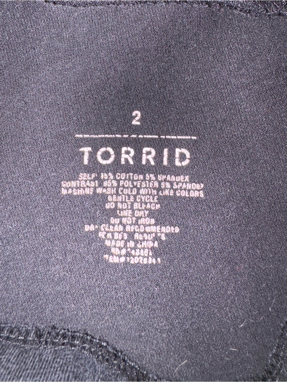 torrid Black Moto Panel Leggings - Picture 5 of 5